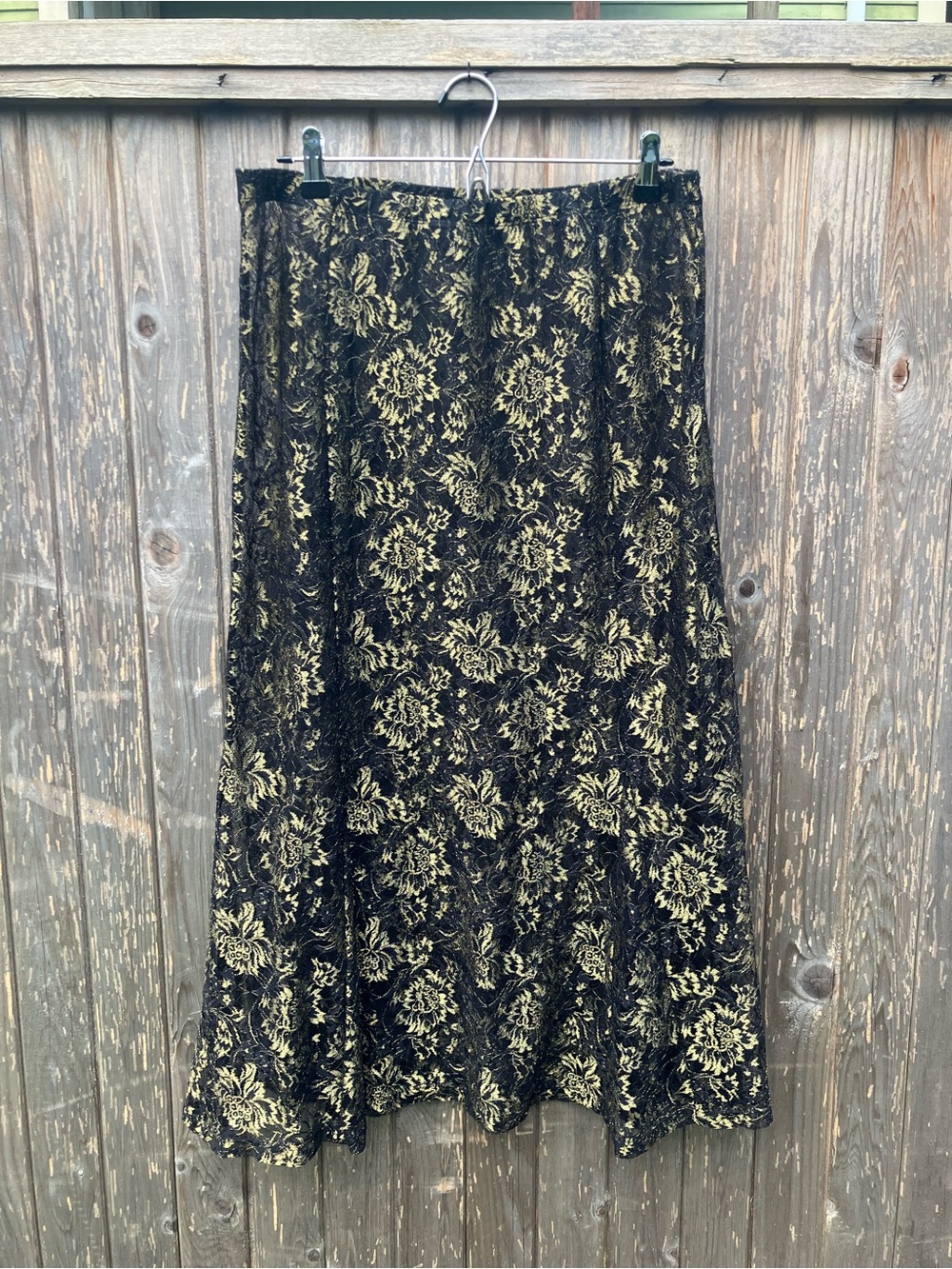 Vintage Lace overlay skirt